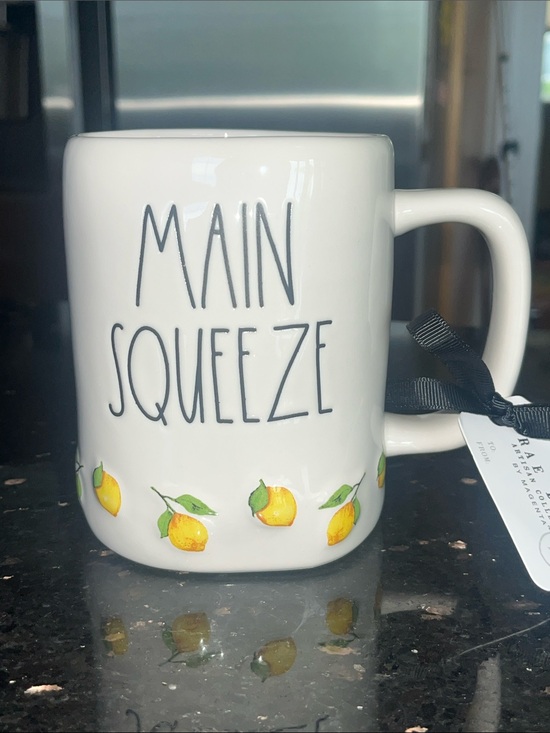Rae Dunn Other - Rae Dunn Main Squeeze Lemon Mug - Artisan Collection  -White and Yellow